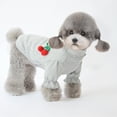 thumbnail image 6 of Pet Puppy Pullover Skin-Friendly, Warm Short Sleeve Shirt with Solid Color Dress-Up for Small Dogs, 6 of 8