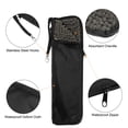 thumbnail image 4 of Uxcell Wet Umbrellas Bag 15"x5" Thicker Chenille Folding Umbrellas Sleeve Cover Portable Waterproof Case Grey, 4 of 5