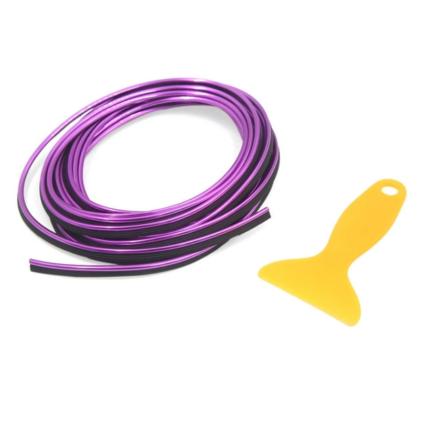 5m Purple Flexible Trim Interior Moulding Decorative Strip W Purple Flexible Trim Interior Moulding