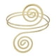 thumbnail image 4 of Pulsera de brazo superior, pulseras de mujer, brazalete con espirales multicapa, accesorios para C dorada, 4 of 9
