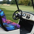thumbnail image 6 of Pzuqiu Tropical Palm Tree Sunset 2 Piece Golf Cart Seat Cover Set - Breathable Washable Universal Fit Golf Cart Accessories, 6 of 10