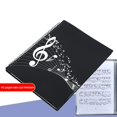 thumbnail image 3 of Flexible 40 Pages Piano Music Score Folder A4 Music Book Clip Sheet Note Folder, 3 of 10