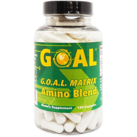 GOAL - G.O.A.L. MATRIX Amino Acids Complex 120 Capsules - Best NO Supplement Tablets L-Glycine L-Ornithine L-Arginine L-Lysine Combination Anti-Aging Blend - Nitric Oxide Boosters for Men and (Best Tablet Keyboard Combination)