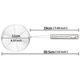 thumbnail image 6 of Manunclaims Stainless Steel Spider Strainer Skimmer Spoon for Frying and Cooking - Wire Pasta Strainer with Long Handle, Professional Kitchen Skimmer Ladle, 6 of 8