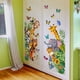 thumbnail image 3 of Calcomanías de pared con animales de la jungla, pegatinas para puerta, decoración de pared con elefantes, jirafas y safari, para habitación de niños, guardería y puerta, 3 of 5