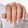 thumbnail image 2 of Press On Nails BtartBox White Short Soft Gel con forma de almendra, 2 of 8