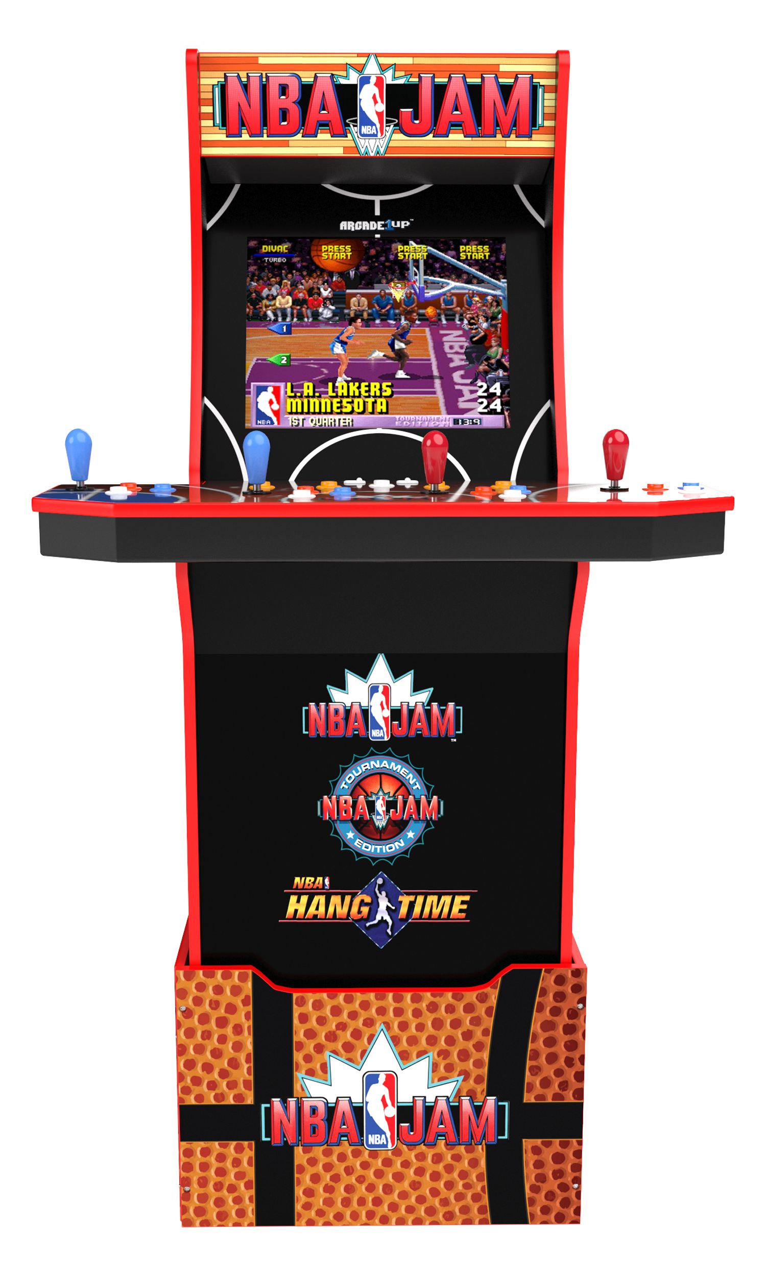 Arcade 1UP, NBA Jam Arcade w/ riser and light up marquee - image 2 of 12