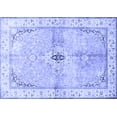 thumbnail image 1 of Ahgly Company Indoor Rectangle Medallion Blue Traditional Area Rugs, 5' x 7', 1 of 4