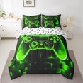 thumbnail image 2 of Manfei Chic Game Console Bedding King Size, Modern Video Game Bedding Sets King Size, Teenager Boys Girls Reversible Comforter Sets with Sheets, Breathable Bedroom Decoration, 7pcs, 2 of 6