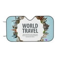 thumbnail image 7 of Balery World Travel Windshield Sun Shade, Car Front Window Sunshade Cover ,Automotive Interior Portected Blocks Uv Rays For Car Pickup Truck Suv Accessories- Medium, 7 of 7