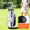thumbnail image 6 of KFFKFF Golf Cart Bag with 14-Way Divider Top, Golf Cart Bag, Nylon, 16.1×14.6×36 in, White Color-Block, 6 of 9