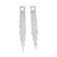 thumbnail image 1 of Pendientes de diamantes de imitación Pendientes largos Regalos de moda Decoración simple Encantos Joyería del día de San Valentín para fiesta Día de Plata Salvador Pendientes de diamantes de imitación, 1 of 8