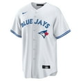 thumbnail image 2 of Men's Nike Nathan Lukes White Toronto Blue Jays Home Replica Jersey, 2 of 3