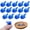 blue, variant on Yvsxxv 12 Pack Micro Resin Dolphin Statues Sea Animal Figurines for Landscaping Home Decoration, White Color