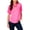 pink, variant on Rachel Roy Womens Keyhole Twist Neck Pullover Blouse, Pink, X-Small