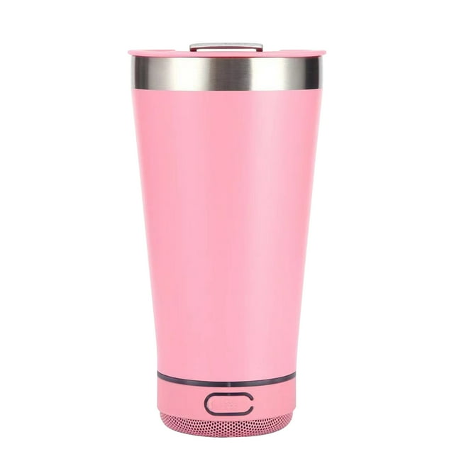 Danhjin Glass Bluetooth Sound Beer Cup 304 Stainless Steel Vacuum Double-layer Portable Insulated Cup Bluetooth Audio Beer Mug With Bottle Opener