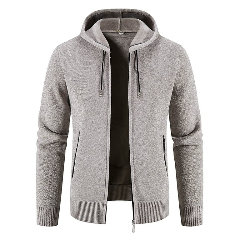 Mens zip up knitwear sales