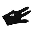 thumbnail image 4 of Spandex Snooker Billiard Gloves Pool Left Hand Three Black, 4 of 8