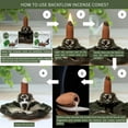 thumbnail image 5 of Patchouli Backflow Incense Cones - Total 20 Incense Cones Waterfall - Dual Pack of 10 Incense Backflow Cones - Waterfall Incense Cones - Incense Waterfall Cones, 5 of 10