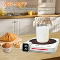 thumbnail image 5 of Electric Sourdough Starter Warmer with Dual LED Display, 70°F-100°F Touch Temp Control & 12H Timer, USB Fermentation Heater for Bread Dough, Yogurt - Kitchen Baking Essentials, 5 of 7
