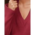 thumbnail image 4 of Thick Knit V-neck Sweater, 4 of 6