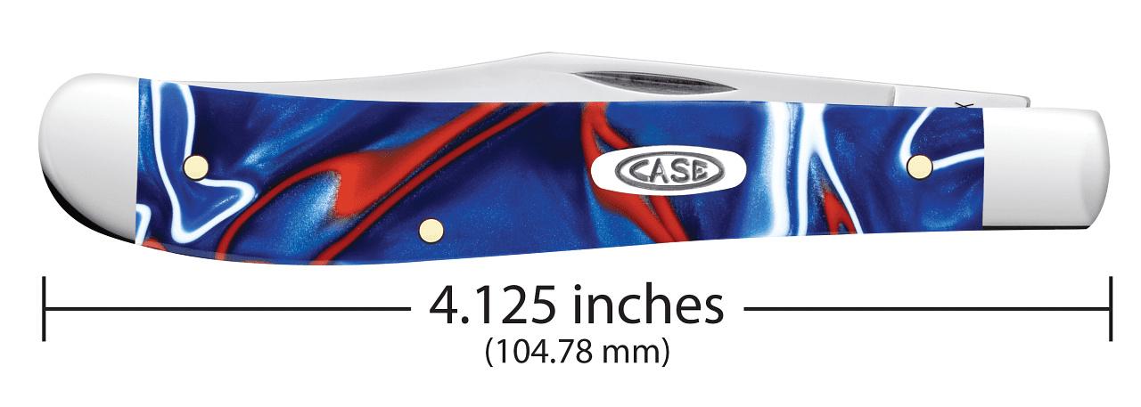 Case Knives Patriotic Kirinite - Sm Slimline Trapper