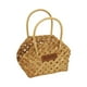 thumbnail image 4 of Cesta de flores tejida a mano Cesta de regalo decorativa con virutas de madera Cesta de mimbre hecha a mano Marrón, 4 of 8