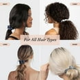thumbnail image 6 of Kitsch Scrunchies, Metallic Gray Scrunchie Hair Tie, 5pc, 6 of 8