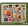 New York Puzzle Company - Jim Golden Camping Equipment - 500 Piece Jigsaw Puzzle