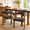 Dark Gray, variant on VKNOW Upholstered Barrel Dining Chairs Set of 2, Mid-Century Modern Dining Arm Chairs with Walnut Wood Legs,Orange