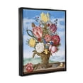 thumbnail image 2 of Stupell Industries Bouquet of Flowers on Edge Classic Ambrosius Bosschaert Painting Painting Jet Black Floating Framed Canvas Print Wall Art, Design by one1000paintings, 2 of 5