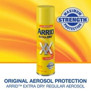 Arrid XX Extra Dry Aerosol Antiperspirant Deodorant, Regular, 6 oz