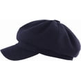 thumbnail image 2 of Women's Woolen Visor Beret Newsboy Hat Cabbie Cap for Winter, 2 of 4