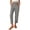 AM13_Gray, variant on Lumtrix Womens Linen Capri Pants Summer Lightweight Elastic Waist Work Pant Ankle Cropped Trousers with Pockets Khaki L