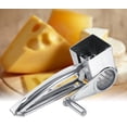 thumbnail image 3 of Multifuncional Rayador de Queso Manual, Rallador Acero Inoxidable, Mano Rotary Cheese Chocolate Acero Tambor Slice Shred Tool Herramienta de Cocina, Kitchen Craft Para Triturar Verduras, Frutas Ormromra Utensilios de Cocina, 3 of 8