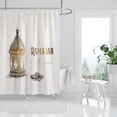 thumbnail image 3 of Home shower curtains for bathroom waterproof fabric bathroom Curtains castle Magic and Moon modern shower curtain, 3 of 7