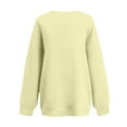 thumbnail image 4 of Htigea Womens 1/4 Zip Up Sweatshirts Oversized Crewneck Pullover Fleece Tops Soft Cozy Everyday Sweatshirt Beige M, 4 of 4