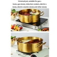 thumbnail image 5 of Split Stainless Steel Pot Hot Pot Shabu Pot Double Flavour Soup Cooking Pot Home Kitchen Compatible Cookware, 5 of 7