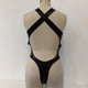 thumbnail image 4 of Gibobby Ropa interior mujer Conjunto de lencería sexy para mujer con liguero, brasier de encaje y bragas conjunto de tirantes exóticos(Negro, CH), 4 of 4