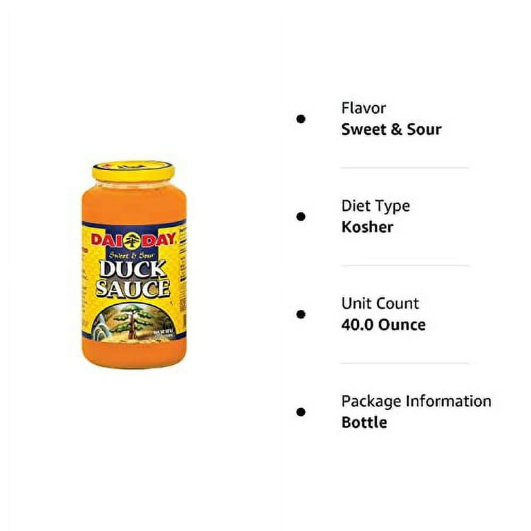Dai Day Brand Duck Sauce - One Pack (40 Oz / 1134 gms
