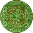 thumbnail image 1 of Ahgly Company Indoor Round Persian Green Traditional Area Rugs, 8' Round, 1 of 1