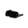 thumbnail image 5 of Lemonade Feathered Jewel Open Toe Flat Slide Sandal 20303, 5 of 6