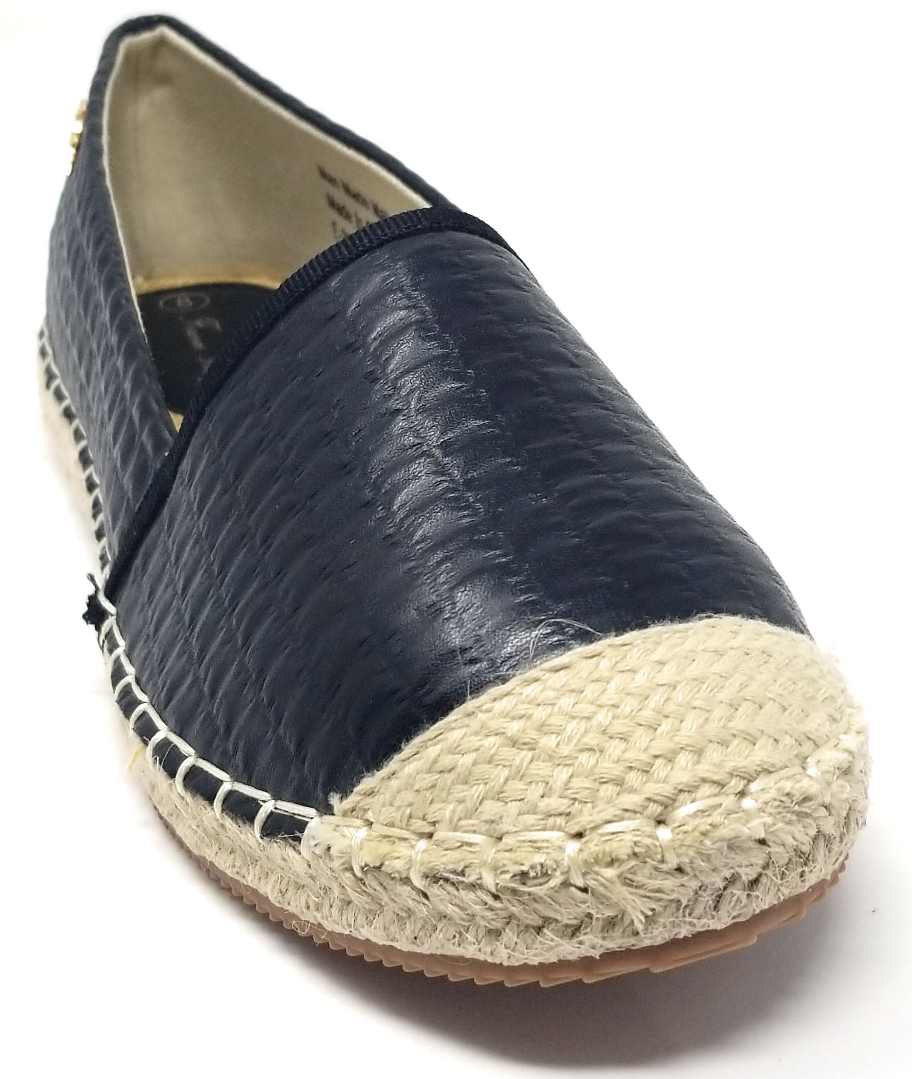 faux leather espadrilles