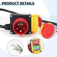 thumbnail image 2 of good Applicable 3 Phase 400V Emergency Stop Switch with 80cm Cable - Safety Switch - Safety Switch - Safety Switch - Emergency Switch, 2 of 5