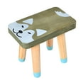 thumbnail image 1 of 1Pc Cartoon Wooden Footstool Children Step Stool Household Stool Furniture (Dog), 1 of 8
