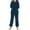 Navy, variant on PINQI Teen Girls Fuzzy Sweatshirts Set 2 Piece Crew Neck Pullover Sweater Sweatpants Fleece Outfits Kids Soft Plush Clothes