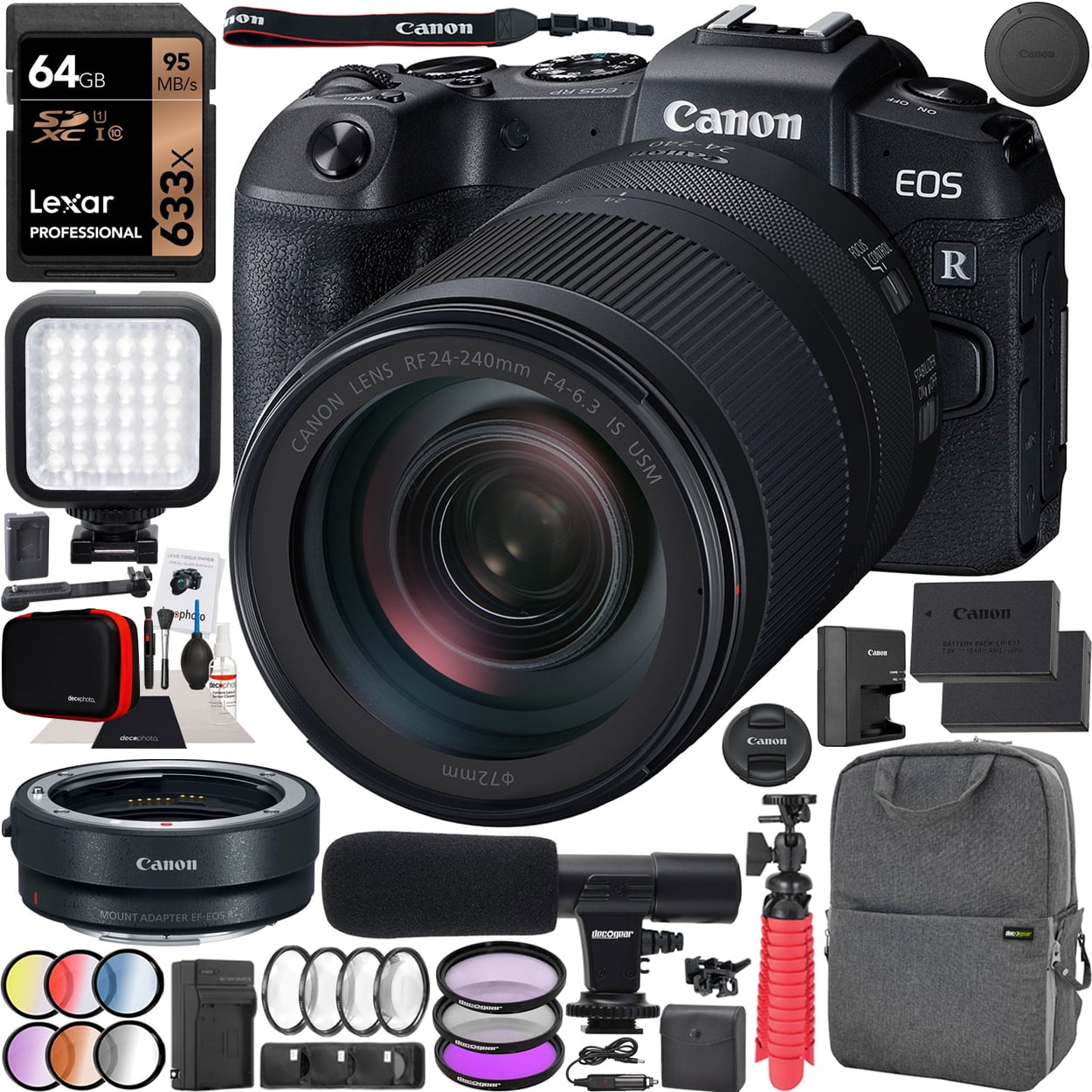 Canon EOS RP FullFrame Mirrorless Digital Camera Body with 24240mm
