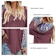 thumbnail image 4 of Blusa con Estampado Bohemio sin Espalda con Cuello en V para Mujer Suéter Informal con Abertura Lateral de Corte Holgado de Manga Larga ANGGREK  Otros, 4 of 6