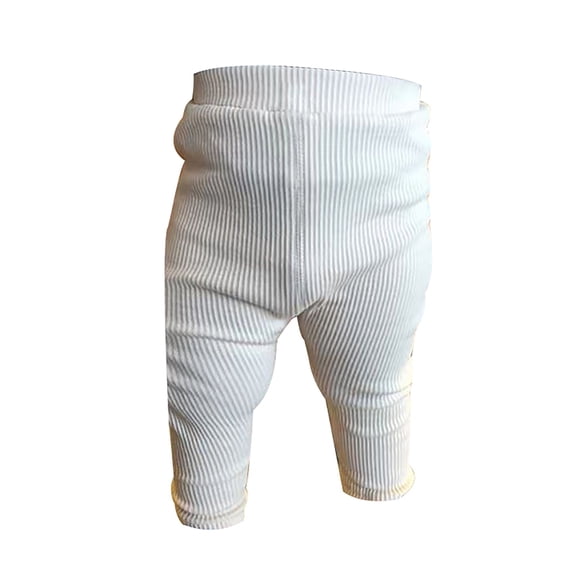XQYLOS Toddler Baby Boys Girls Ribbed Leggings Kids Solid Color Waist Yoga Pants Footless Stretchy Pant with Pockets Playtime Comfort