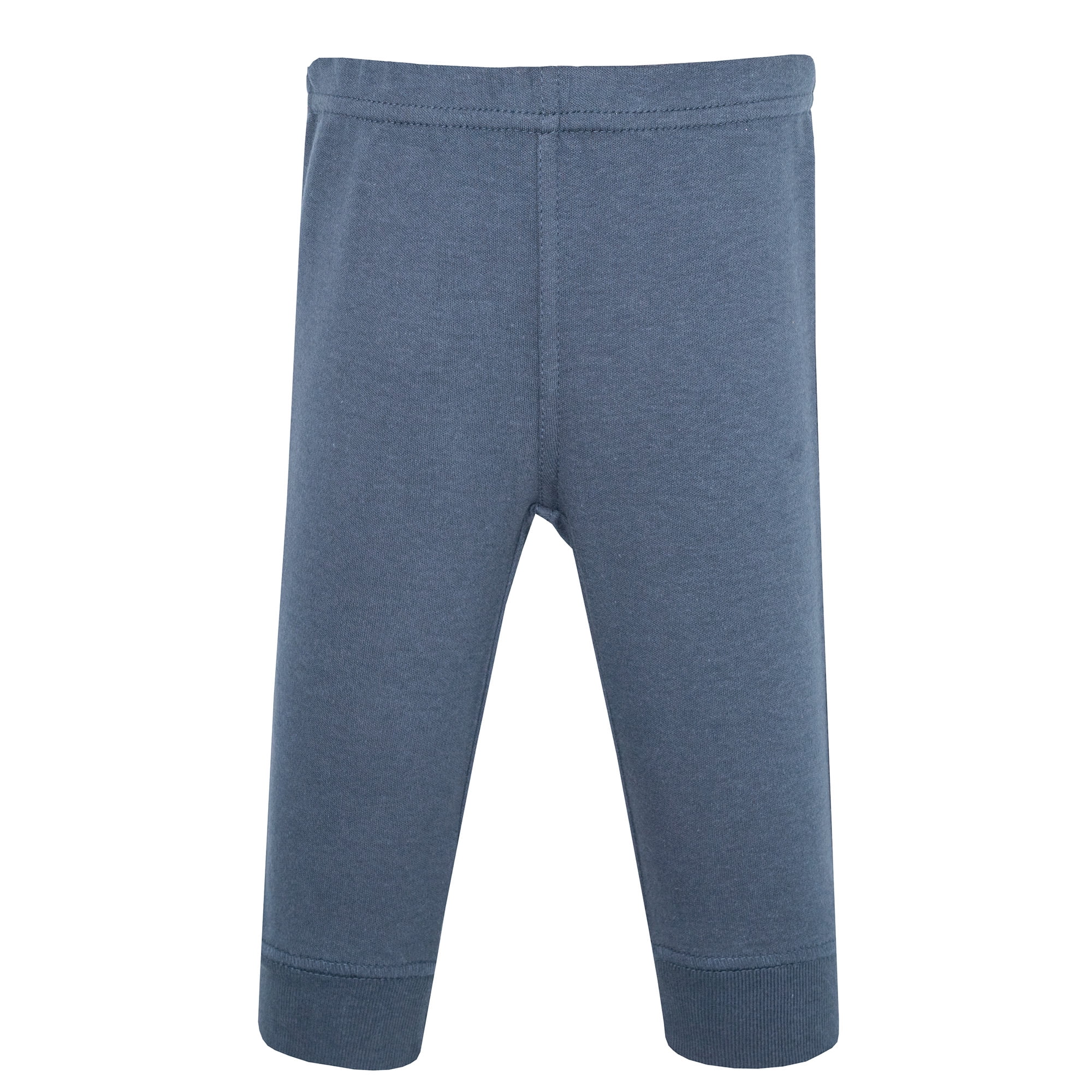 Hudson Baby Boy Cotton Pants and Leggings, Blue Elephants, 0-3 Months